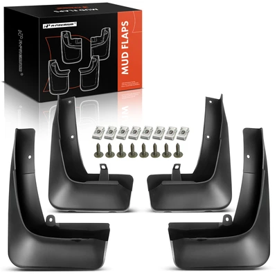 4 Pcs Front & Rear Mud Flaps Splash Guards