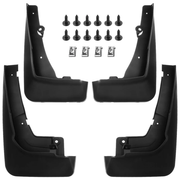 4 Pcs Front & Rear Mud Flaps Splash Guards for BMW X6 F96 G06 2020 2021 M Sport