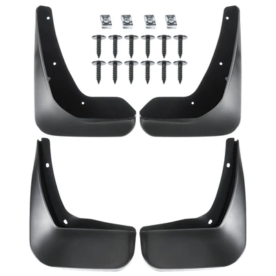 4 Pcs Front & Rear Mud Flaps Splash Guards