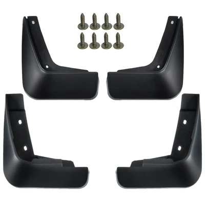 4 Pcs Front & Rear Mud Flaps Splash Guards