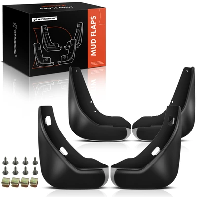 4 Pcs Front & Rear Mud Flaps Splash Guards