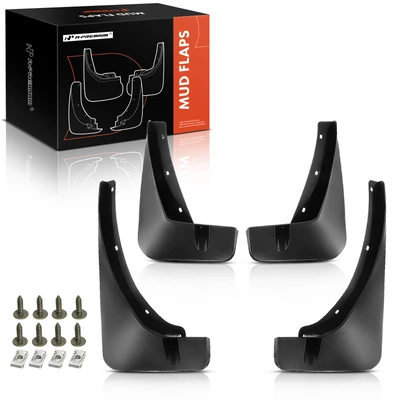 4 Pcs Front & Rear Mud Flaps Splash Guards