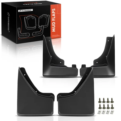 4 Pcs Front & Rear Mud Flaps Splash Guards