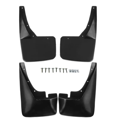 4 Pcs Front & Rear Mud Flaps Splash Guards