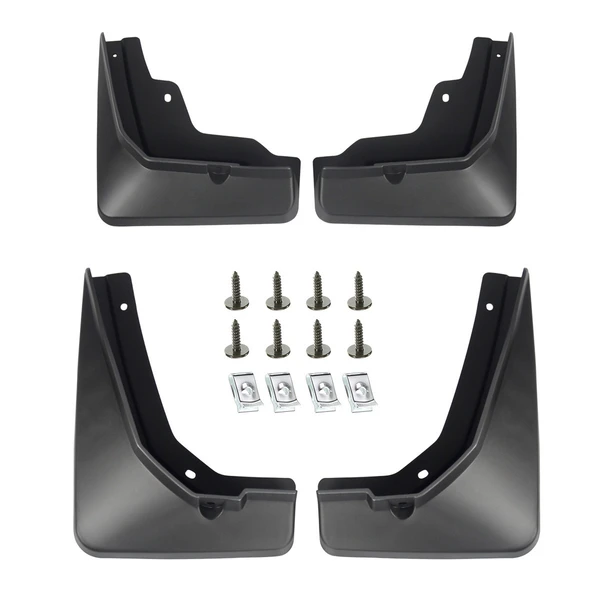 4 Pcs Front & Rear Mud Flaps Splash Guards for Cadillac XT5 2017-2020 without Running Board