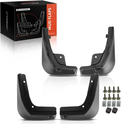 4 Pcs Front & Rear Mud Flaps Splash Guards