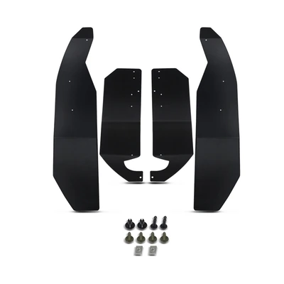 4 Pcs Front & Rear Mud Flaps Splash Guards without Fender Flares