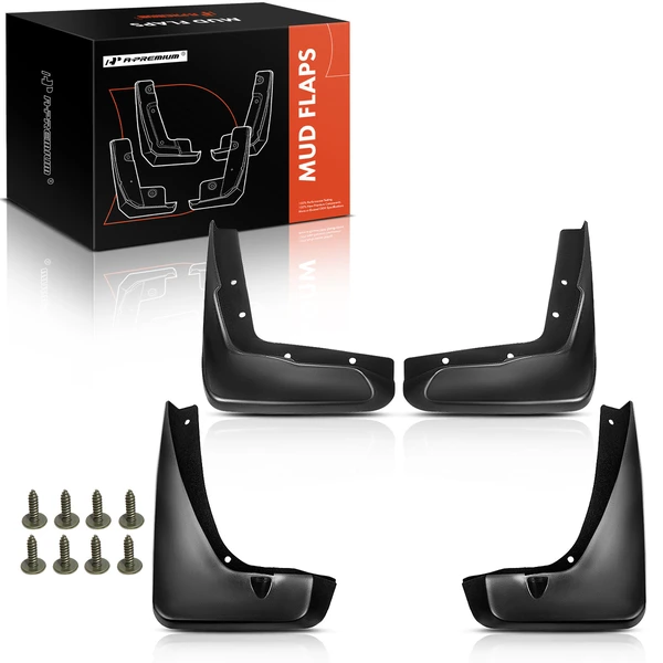 4 Pcs Front & Rear Mud Flaps Splash Guards for Chrysler 300 Sedan 2013 - 2017