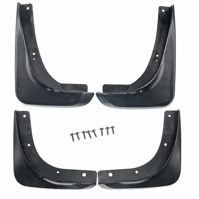 4 Pcs Front & Rear Mud Flaps Splash Guards