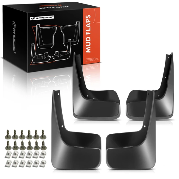 4 Pcs Front & Rear Mud Flaps Splash Guards for 2011-2016 Chrysler Town & Country