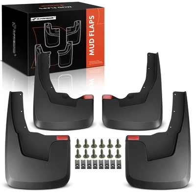 4 Pcs Splash Guards Mud Flaps with Fender Flares  for 2019-2024 Ram 1500