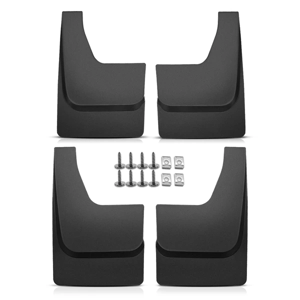 4 Pcs Front & Rear Mud Flaps Splash Guards for Ford F-150 Raptor SVT 2010-2014