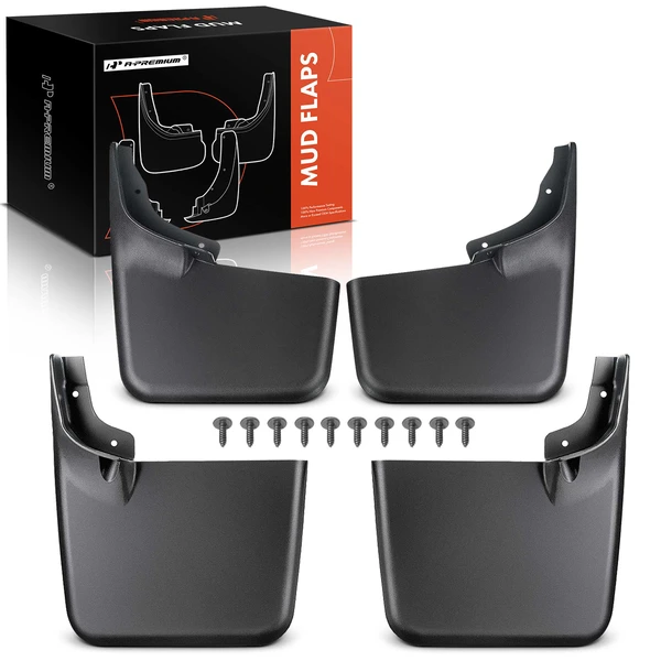 4 Pcs Front & Rear Mud Flaps Splash Guards for 2004-2014 Ford F-150