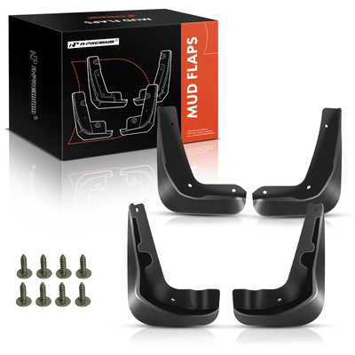 4 Pcs Front & Rear Mud Flaps Splash Guards