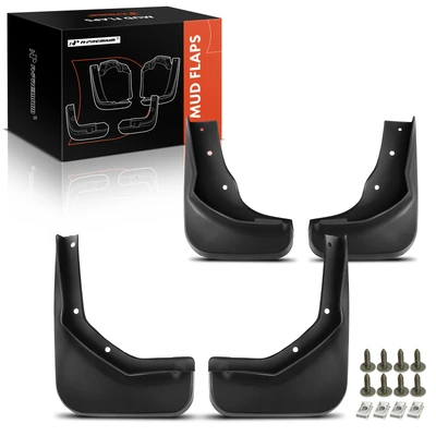 4 Pcs Front & Rear Mud Flaps Splash Guards