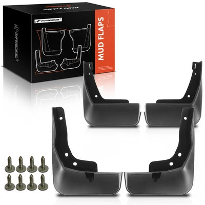 4 Pcs Front & Rear Mud Flaps Splash Guards