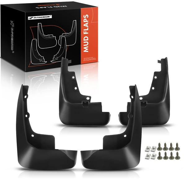 4 Pcs Front & Rear Mud Flaps Splash Guards for 2017-2018 Ford Edge