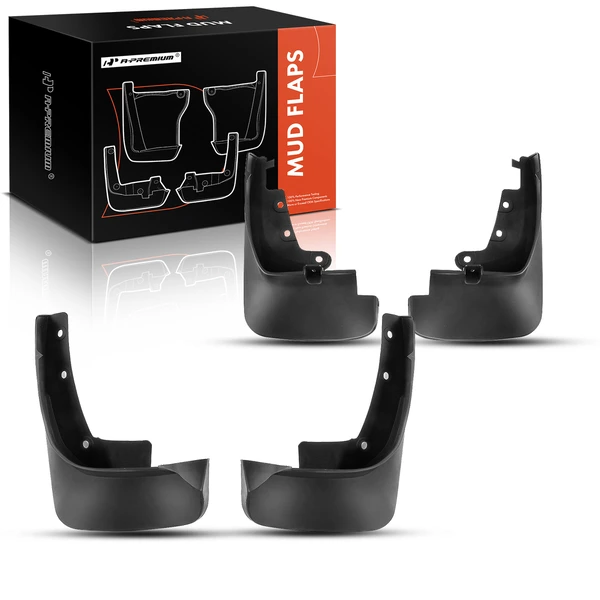 4 Pcs Front & Rear Mud Flaps Splash Guards for 2019-2020 Ford Edge