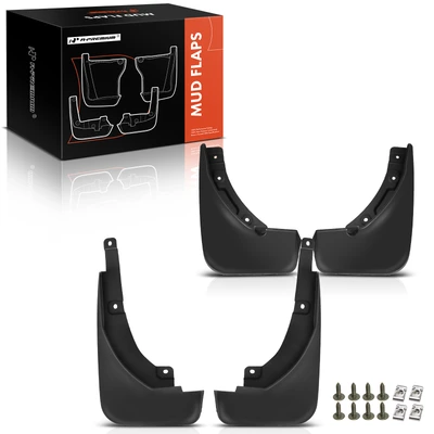 4 Pcs Front & Rear Mud Flaps Splash Guards
