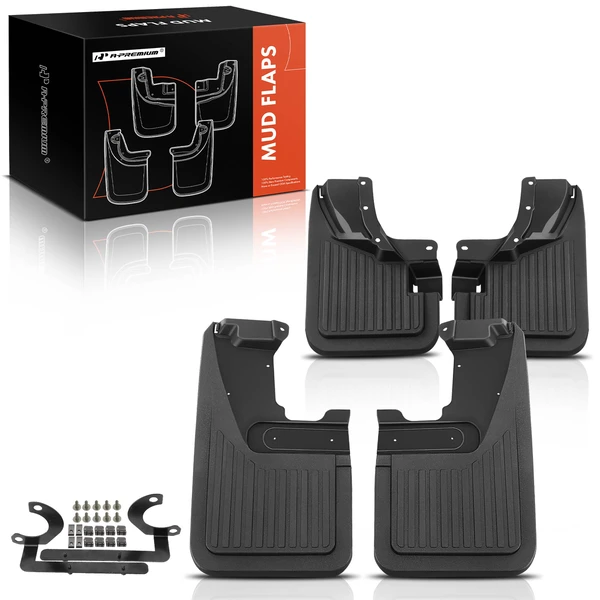 4 Pcs Front & Rear Mud Flaps Splash Guards for 2021-2024 Ford Bronco