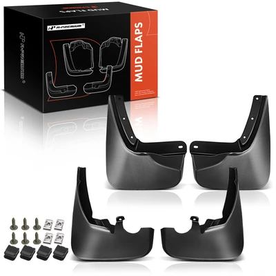 4 Pcs Front & Rear Splash Guards Mud Flaps