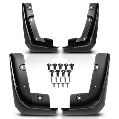 4 Pcs Front & Rear Mud Flaps Splash Guards