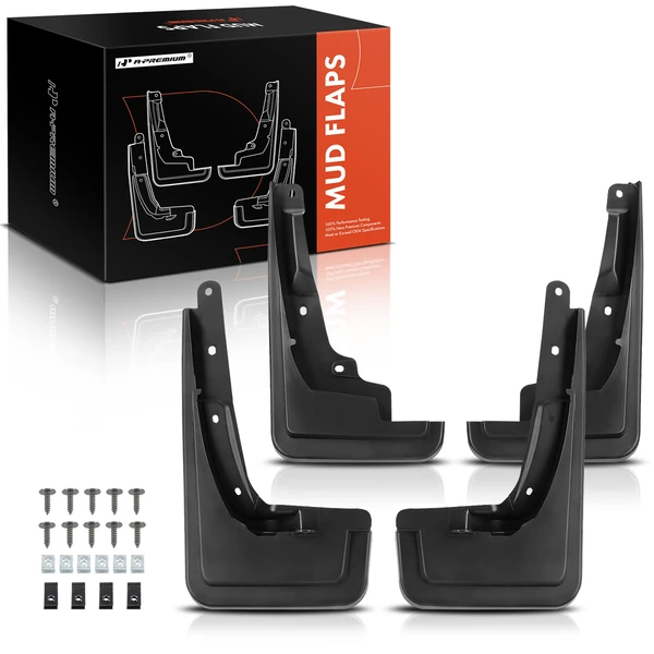 4 Pcs Front & Rear Splash Guards Mud Flaps for 2022-2024 Ford Maverick