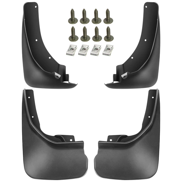4 Pcs Front & Rear Mud Flaps Splash Guards for 2011-2018 Ford Explorer