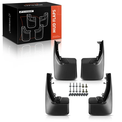4 Pcs Front & Rear Mud Flaps Splash Guards