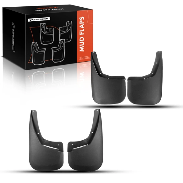 4 Pcs Front & Rear Mud Flaps Splash Guards for 2007-2014 Chevrolet Silverado 3500 HD