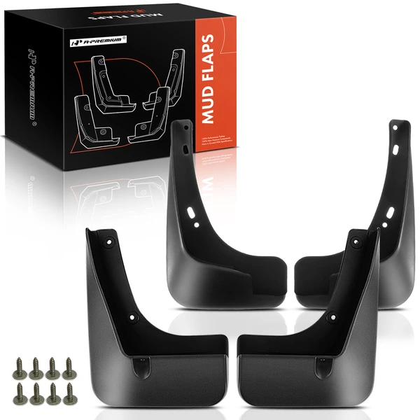 4 Pcs Front & Rear Mud Flaps Splash Guards for Chevrolet Malibu 12-15 Limited 2016