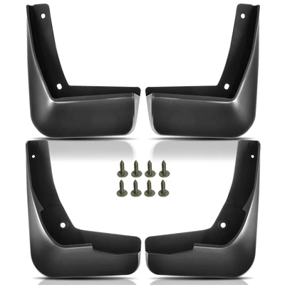 4 Pcs Front & Rear Mud Flaps Splash Guards