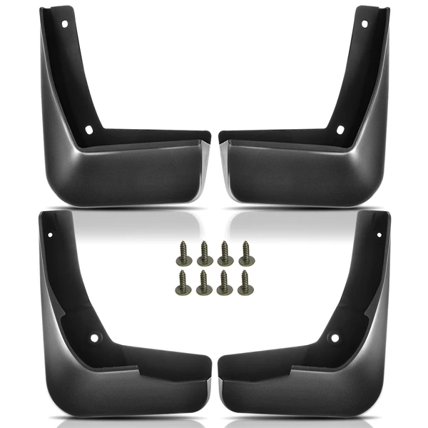 4 Pcs Front & Rear Mud Flaps Splash Guards for Chevrolet Malibu Sedan 2016-2018