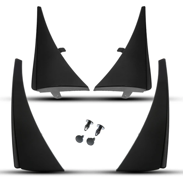 4 Pcs Front & Rear Mud Flaps Splash Guards for 2014-2019 Chevrolet Corvette