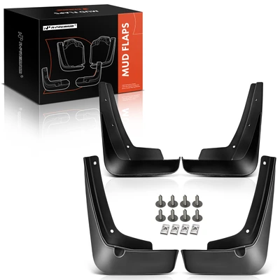 4 Pcs Front & Rear Mud Flaps Splash Guards