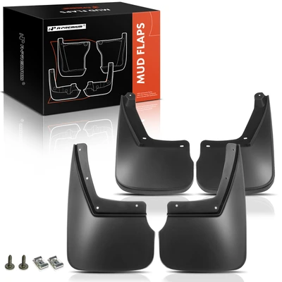 4 Pcs Front & Rear Mud Flaps Splash Guards