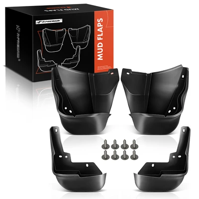 4 Pcs Front & Rear Mud Flaps Splash Guards