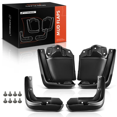 4 Pcs Front & Rear Mud Flaps Splash Guards