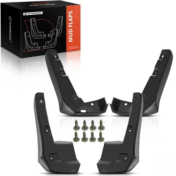 4 Pcs Front & Rear Splash Guards Mud Flaps For Honda Civic 2016 - 2021 Sedan