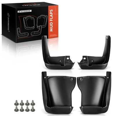 4 Pcs Front & Rear Splash Guards Mud Flaps