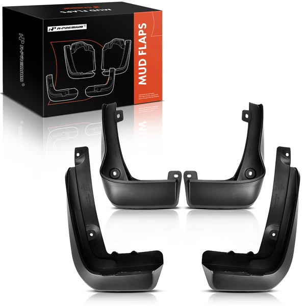 4 Pcs Front & Rear Mud Flaps Splash Guards with Fender Flares for Honda HR-V 2016-2018