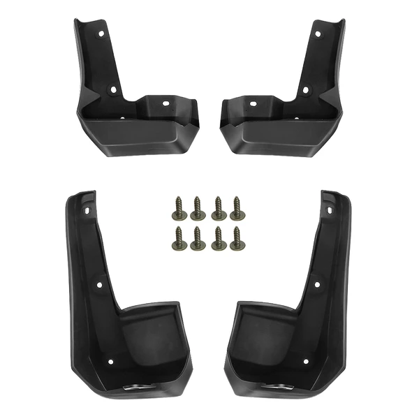 4 Pcs Front & Rear Mud Flaps Splash Guards for Honda Civic 2017-2019