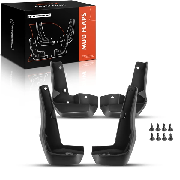 4 Pcs Front & Rear Mud Flaps Splash Guards for 2017-2020 Honda Civic