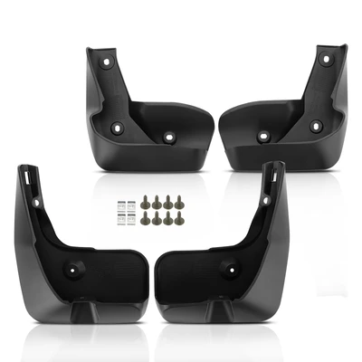 4 Pcs Front & Rear Mud Flaps Splash Guards