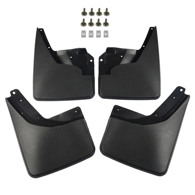 4 Pcs Front & Rear Mud Flaps Splash Guards