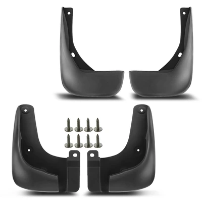 4 Pcs Front & Rear Mud Flaps Splash Guards