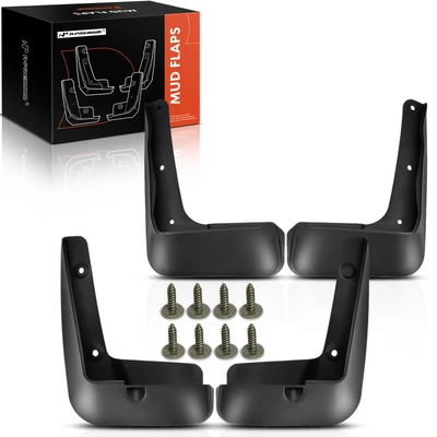 4 Pcs Front & Rear Mud Flaps Splash Guards