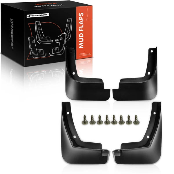 4 Pcs Front & Rear Mud Flaps Splash Guards for Hyundai Elantra 2020-2021 Sedan