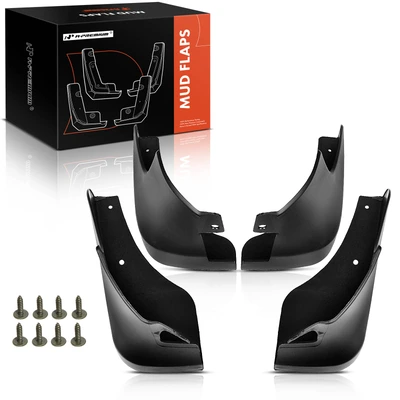 4 Pcs Front & Rear Mud Flaps Splash Guards