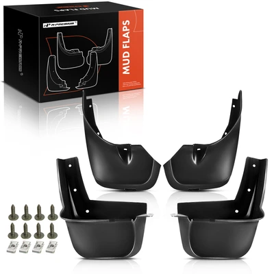 4 Pcs Front & Rear Mud Flaps Splash Guards